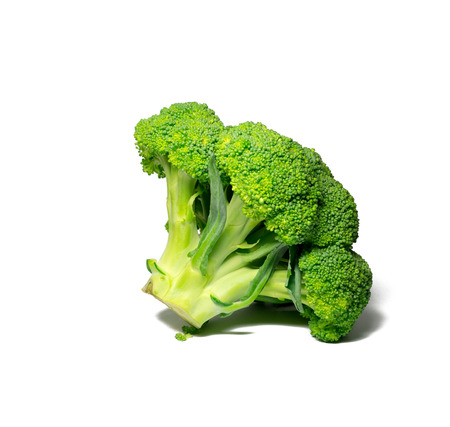 broccoli isolated on white background. food, object.の写真素材