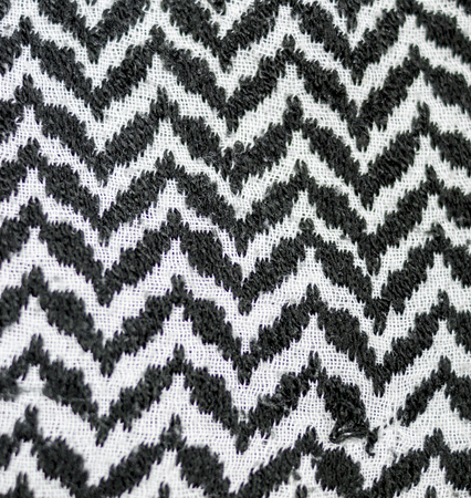abstract black and white arabic style fabric textile. background, texture.の写真素材