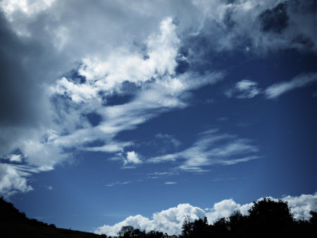 Capture of a mountainous landscape, evoking grandeur and majesty. Series that allows visualizing aspects of nature in its different facets: joyful, sad, gray, bright. Each moment has its own image.の写真素材