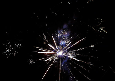 fireworks at half their life