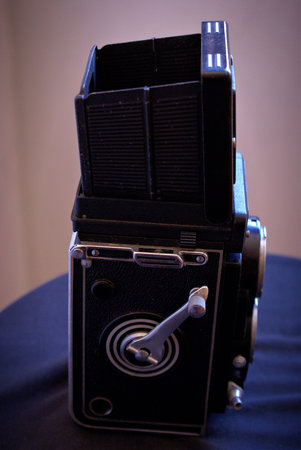 Old camera in good condition from different angles