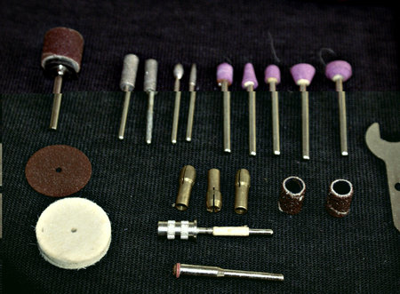 Different milling heads and different finishesの写真素材