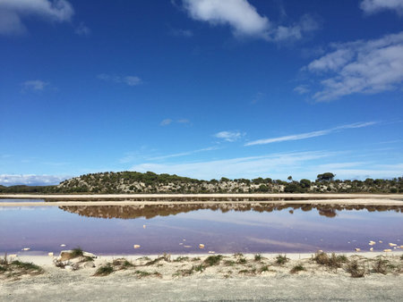 Lake in Rottnest Islandの写真素材