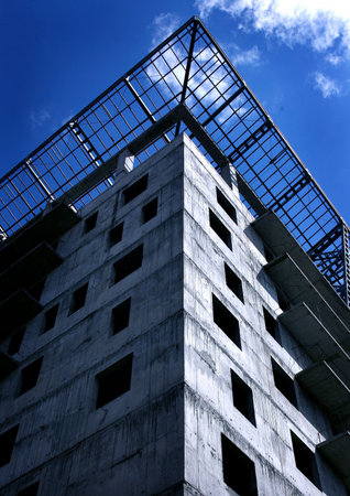 Not completed buildingの写真素材