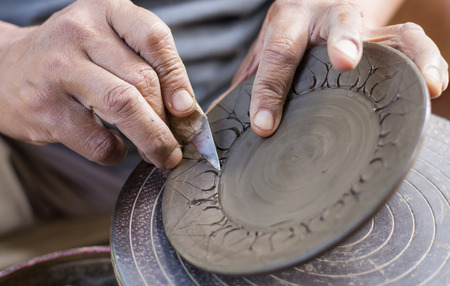 Carving clay for make earthenware