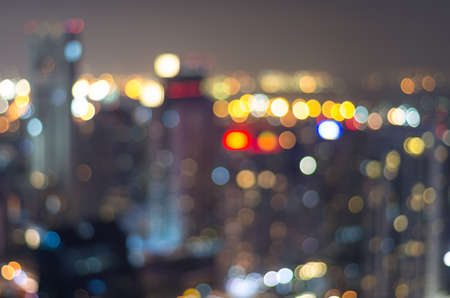 Cityscape background, Blurred Photo bokehの写真素材