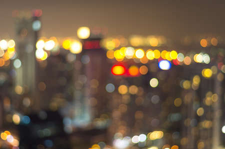 Cityscape background, Blurred Photo bokehの写真素材