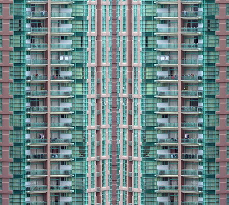 Closeup building of business centerの写真素材