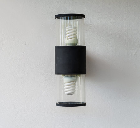 lamp on the wall