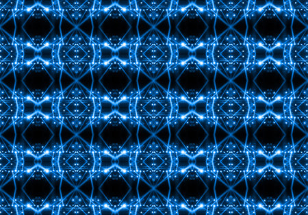 seamless pattern of concert lighting against a dark background