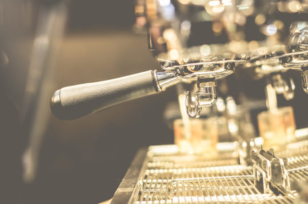 Espresso coffee machineの写真素材