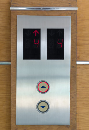 Elevator Button up and down direction.