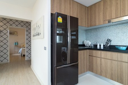 Interior of luxury kitchenのeditorial素材