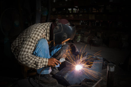 welder at work