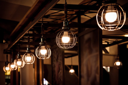 Luxury lighting decorationの写真素材