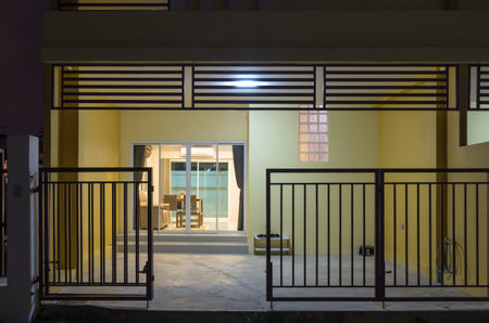 Exterior Townhome or Townhouse can see interior living room