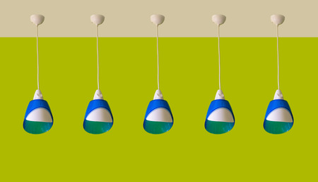 Five Luxury lighting decorationの写真素材