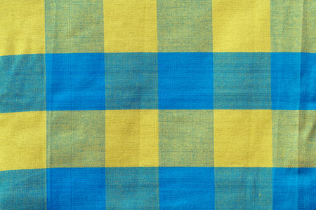 Photo of traditional thailand sarong Geometric ethnic pattern with pastels color for...