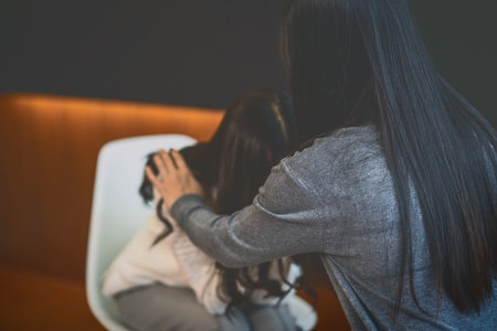 Asian woman professional psychologist doctor giving the consult to female patients in modern living...