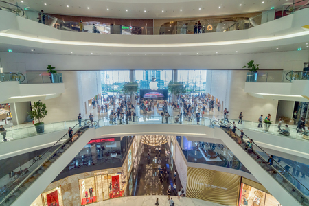 BANGKOK, THAILAND - NOVEMBER 2018 : IconSiam department store which have Apple store new opening shop on November 14, 2018 at bangkok, Thailand. Iconsiam already open November 9, 2018のeditorial素材