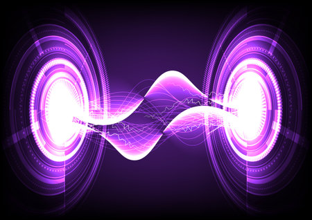 lightning abstract background reactor sparkle voltage.のイラスト素材