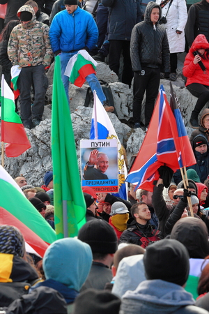 March 3th 2017, Bulgarian national day , Shipka peakのeditorial素材