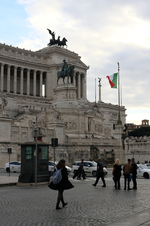 february 2017 National Monument to Victor Emmanuel IIのeditorial素材