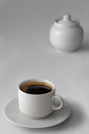 coffee and sugarの写真素材