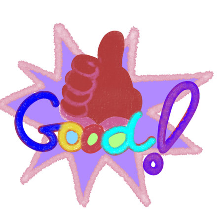 Illustration of an ice cream with the word good mood on a white backgroundの写真素材