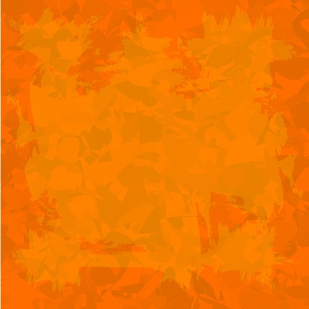 Orange old wall, decorative grunge backgroundのイラスト素材