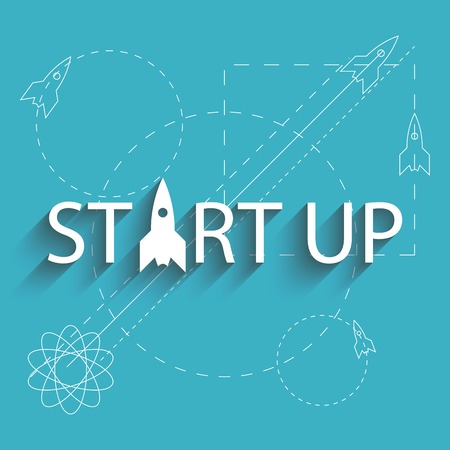 Start up success new project, plan of development businessのイラスト素材