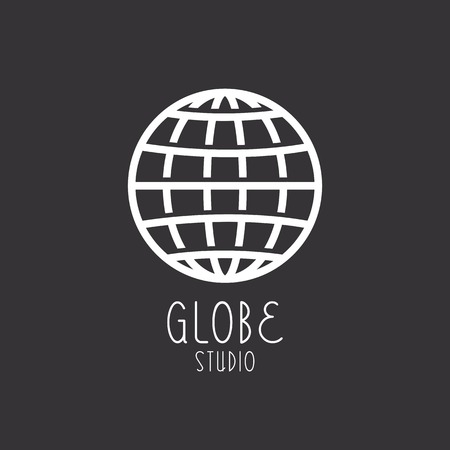 Globe sign, business signのイラスト素材