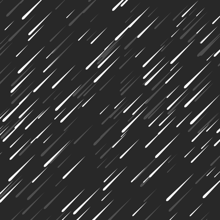 Rain background autumn night dark style, droplets random pattern, messy flow meteor showerのイラスト素材