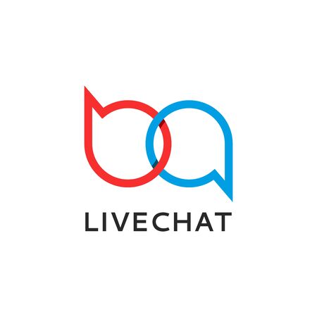 Bubble   live chat symbol, online social community live dialogueのイラスト素材