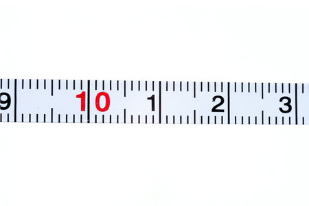  scale division under the white background