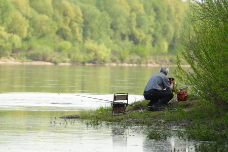 The man on a fishing