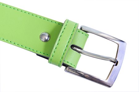 belt under the white backgroundの写真素材