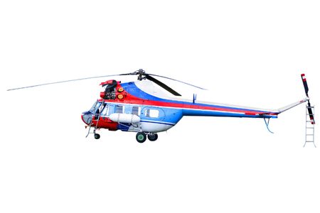 The helicopter on preventive repairの写真素材