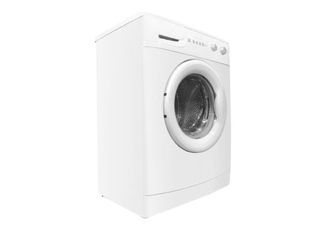 The image of washer under the white background の写真素材