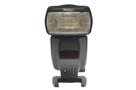 The image of photoflash under the white background