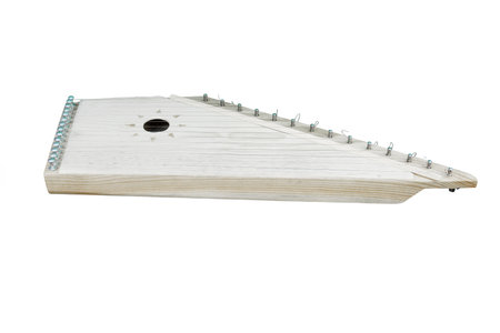 The image of psaltery under the white backgroundの写真素材