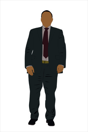 Vector illustration of businessmanのイラスト素材