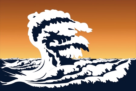 Vector illustration of stormのイラスト素材