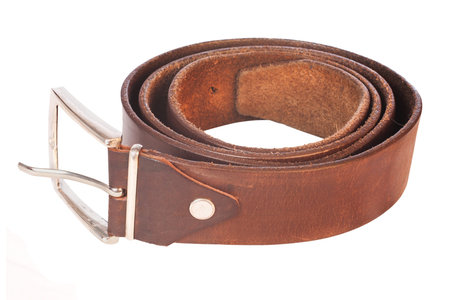 belt under the white background