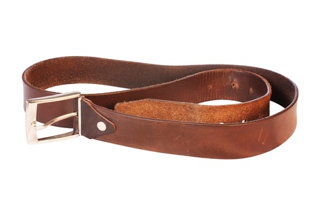 The image of belt under the white backgroundの写真素材