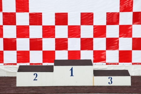The image of a podiumの写真素材