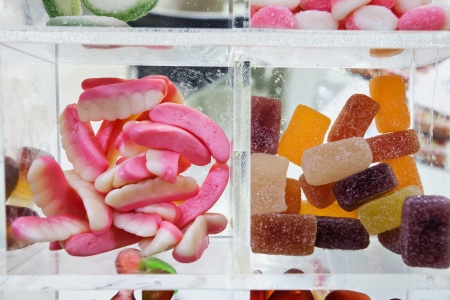 chewing marmalade in the counterの写真素材