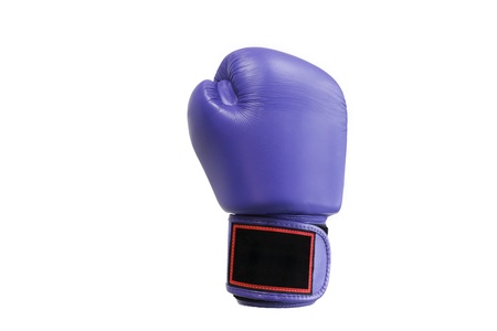 boxing gloves under the white backgroundの写真素材