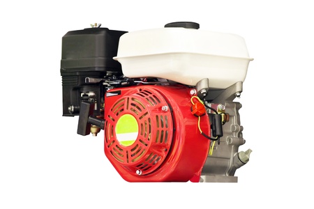 engine under the white backgroundの写真素材