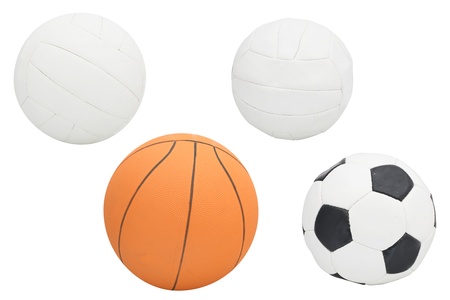 The image of ball  isolated under the white backgroundの写真素材
